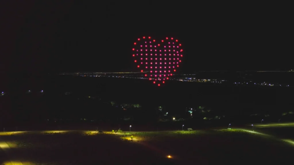 Marry Me — FLYSTACK drone show