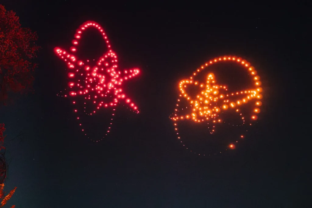 30 year anniversary Mastercard — FLYSTACK drone show