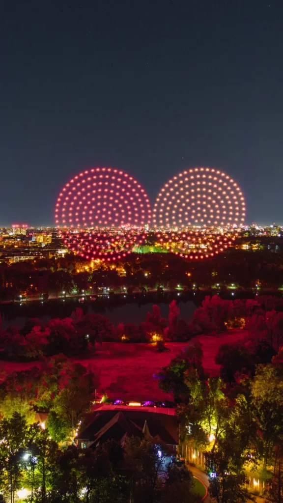 30 year anniversary Mastercard — FLYSTACK drone show