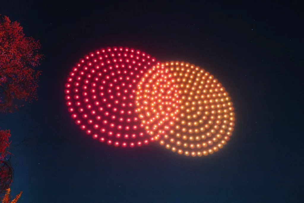 30 year anniversary Mastercard — FLYSTACK drone show