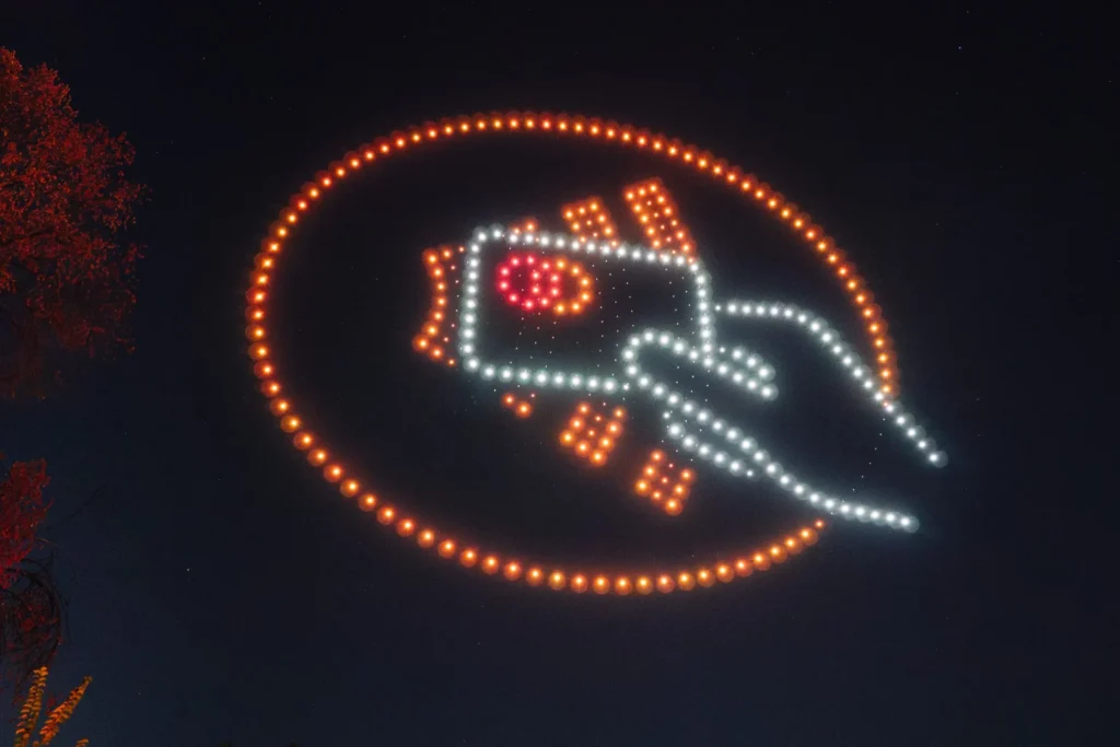 30 year anniversary Mastercard — FLYSTACK drone show