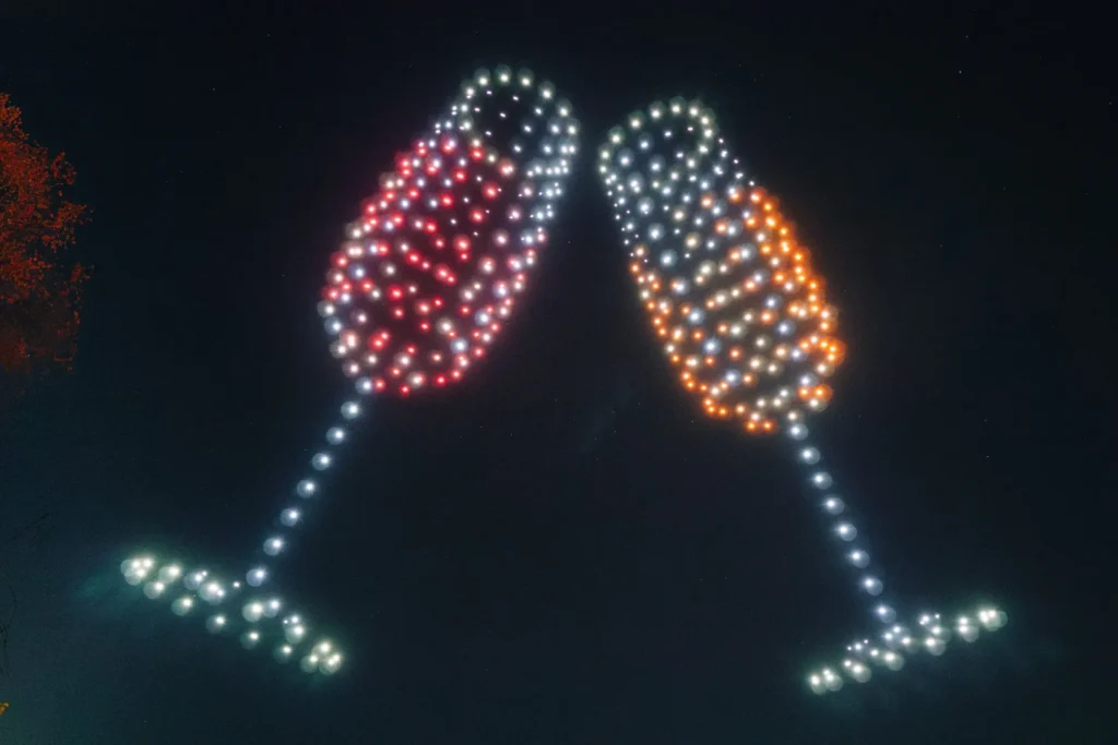 30 year anniversary Mastercard — FLYSTACK drone show