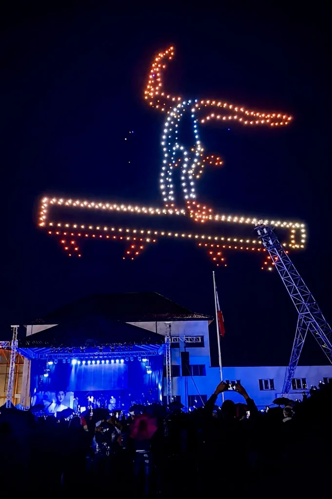 Nadia Comăneci — FLYSTACK drone show