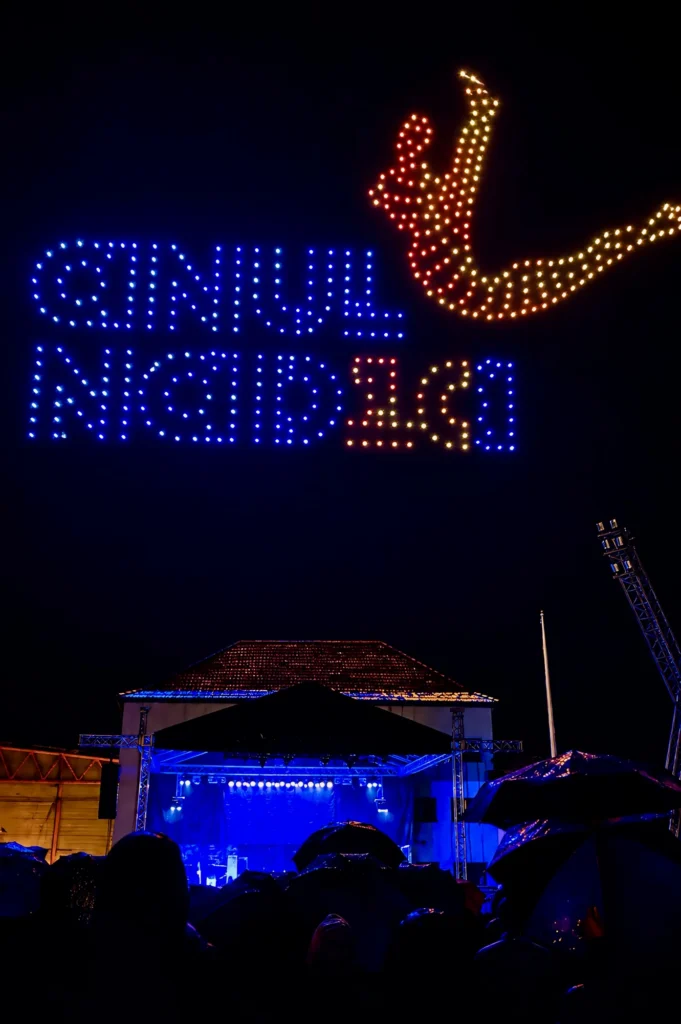 Nadia Comăneci — FLYSTACK drone show