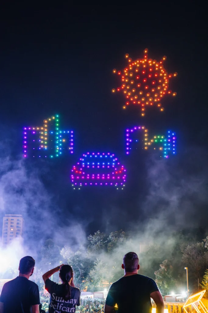 Neversea Kapital x FLYSTACK DRONE SHOWS — FLYSTACK drone show