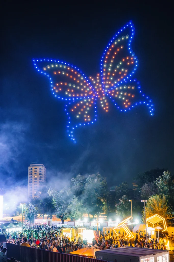 Neversea Kapital x FLYSTACK DRONE SHOWS — FLYSTACK drone show