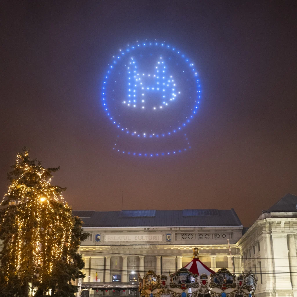 Ploiești – Santa Claus’ Republic — FLYSTACK drone show