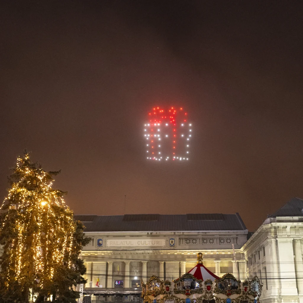 Ploiești – Santa Claus’ Republic — FLYSTACK drone show