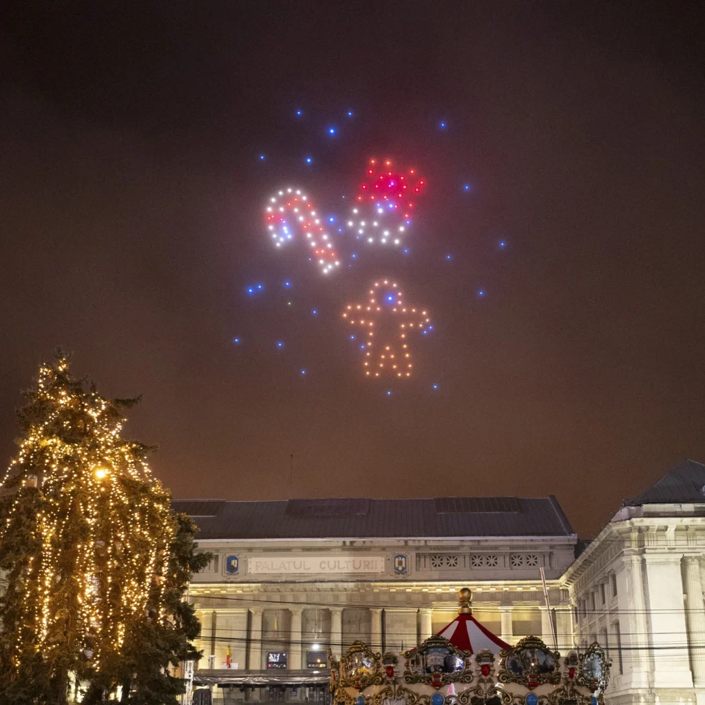 Ploiești – Santa Claus’ Republic — FLYSTACK drone show