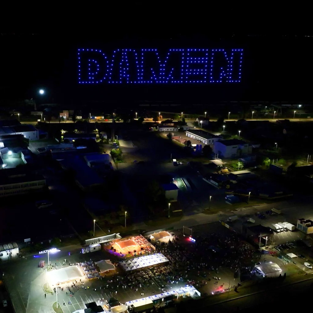 Damen Corporate — FLYSTACK drone show