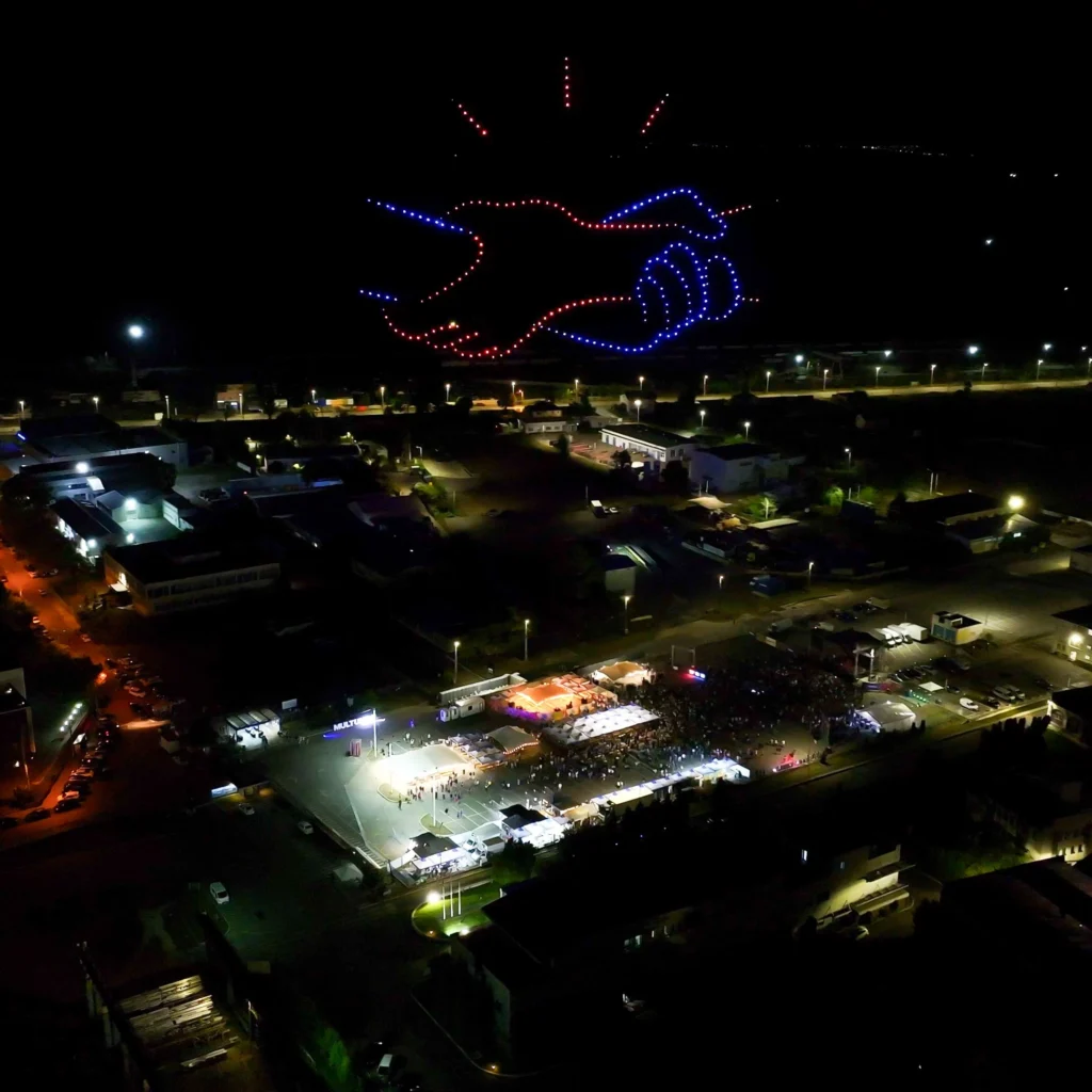 Damen Corporate — FLYSTACK drone show