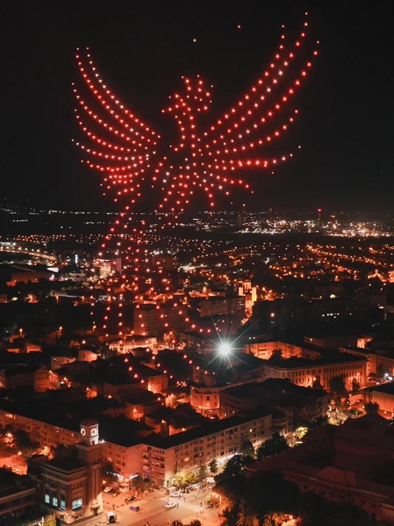 Republica de sub Castani – Ploiesti — FLYSTACK drone show