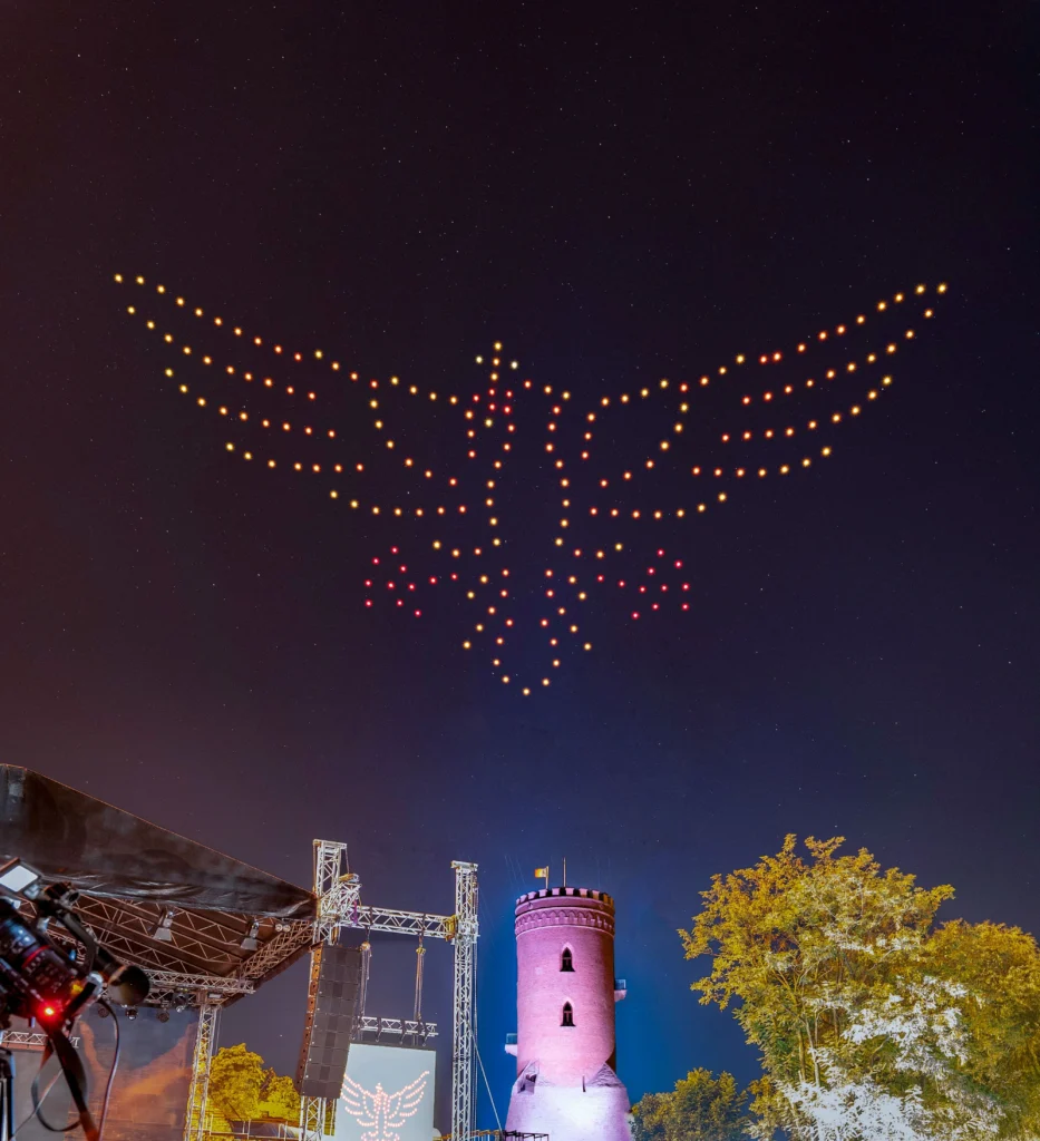 Târgoviște — FLYSTACK drone show