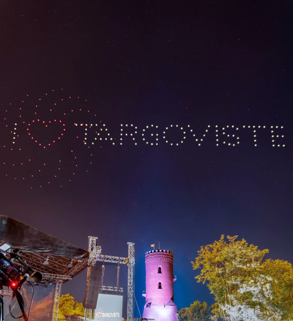 Târgoviște — FLYSTACK drone show
