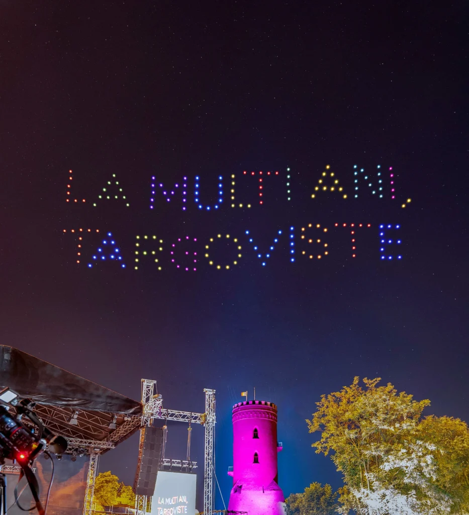 Târgoviște — FLYSTACK drone show