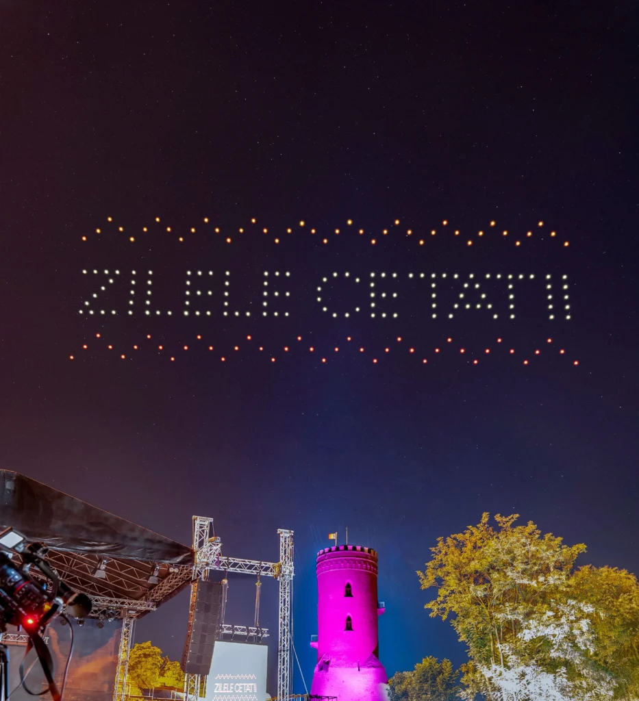 Târgoviște — FLYSTACK drone show