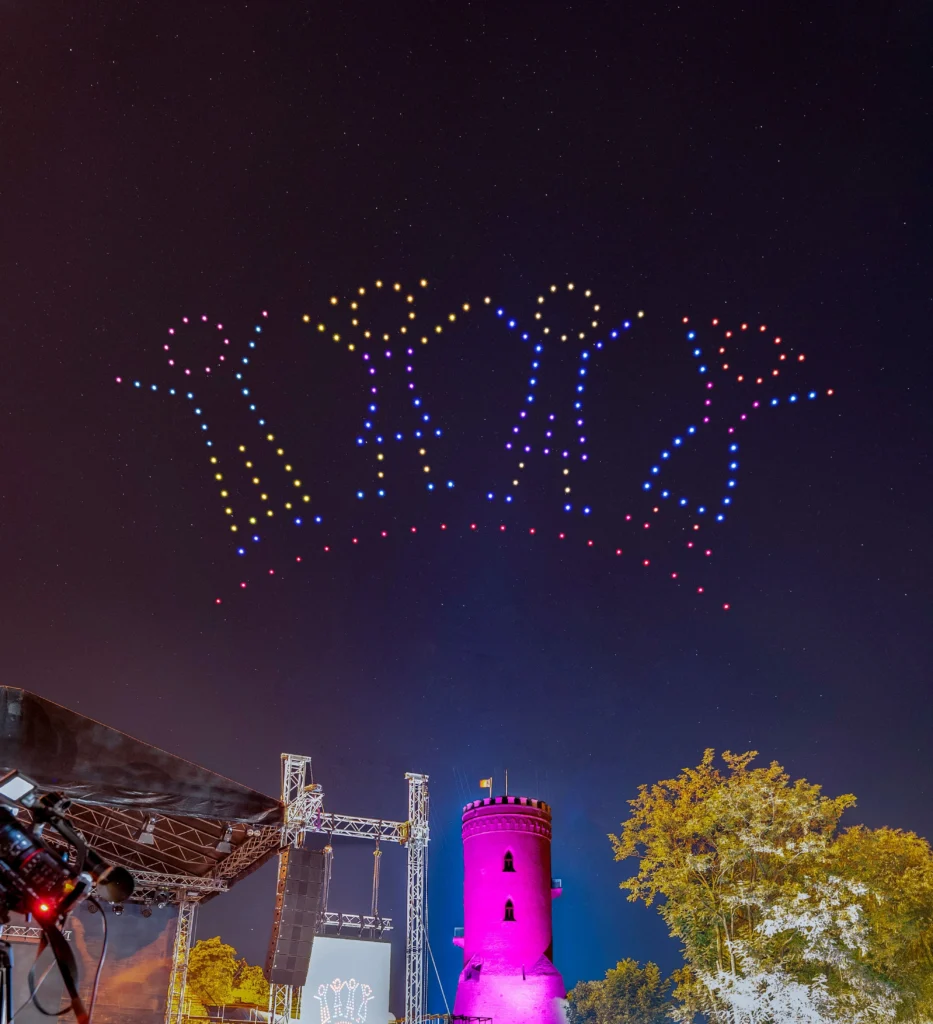 Târgoviște — FLYSTACK drone show