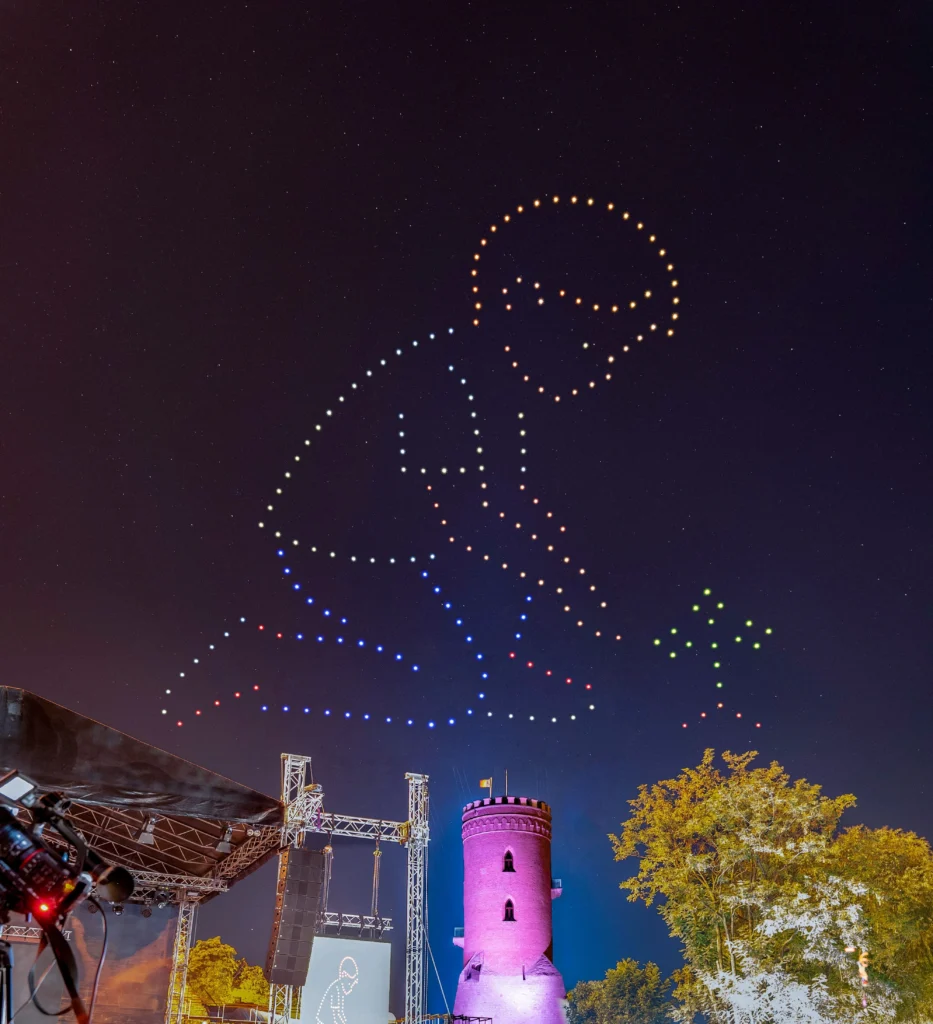 Târgoviște — FLYSTACK drone show