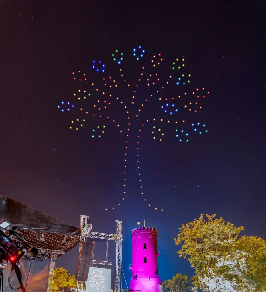 Târgoviște — FLYSTACK drone show