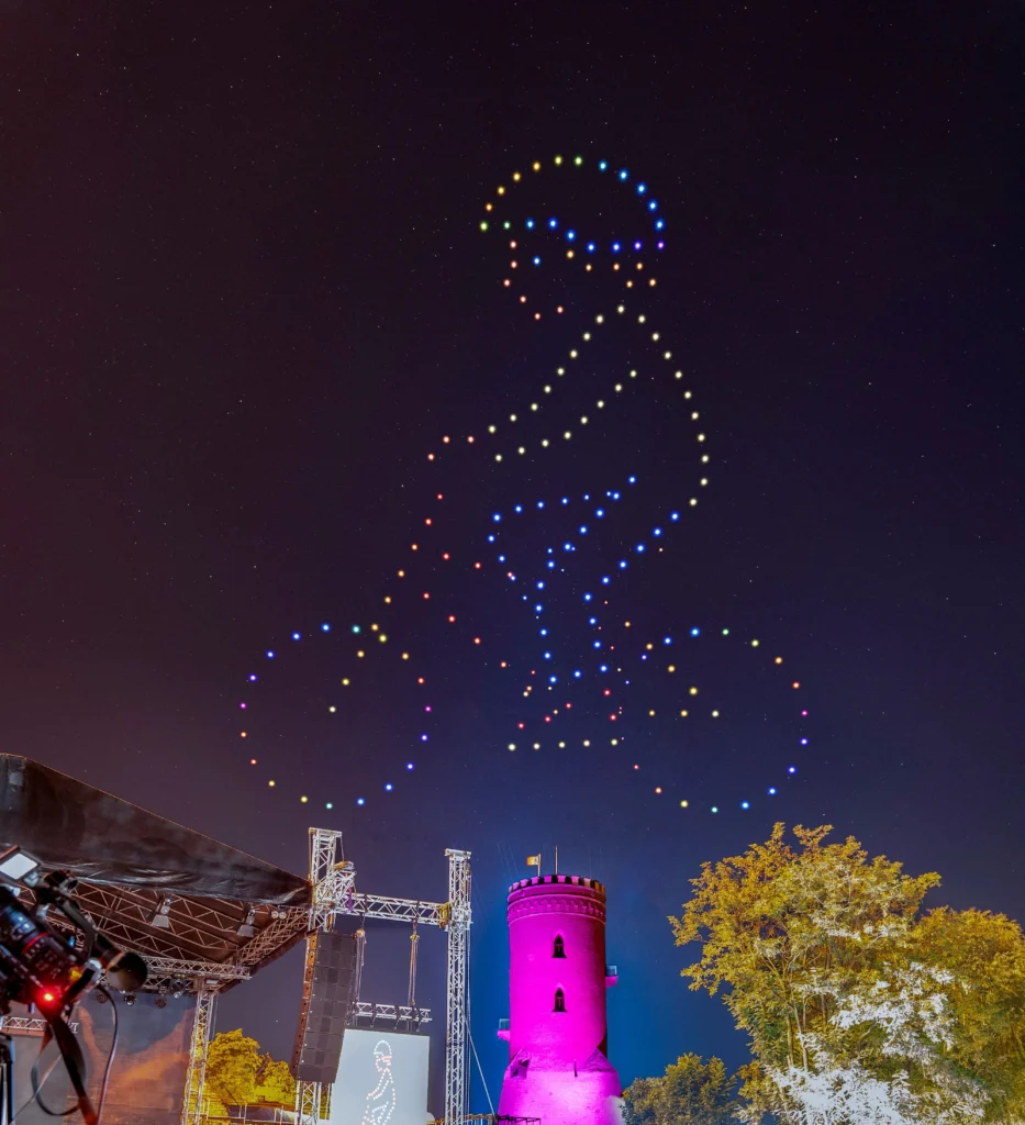 Târgoviște — FLYSTACK drone show