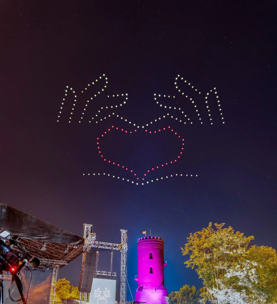 Târgoviște — FLYSTACK drone show
