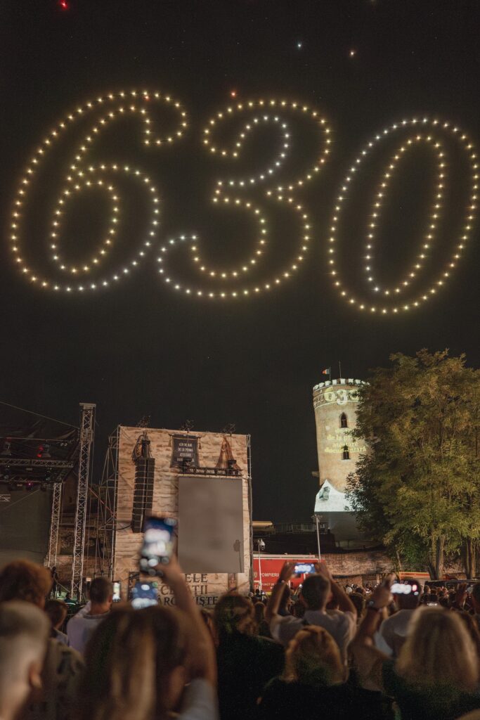 Zilele Cetății Târgoviște — FLYSTACK drone show