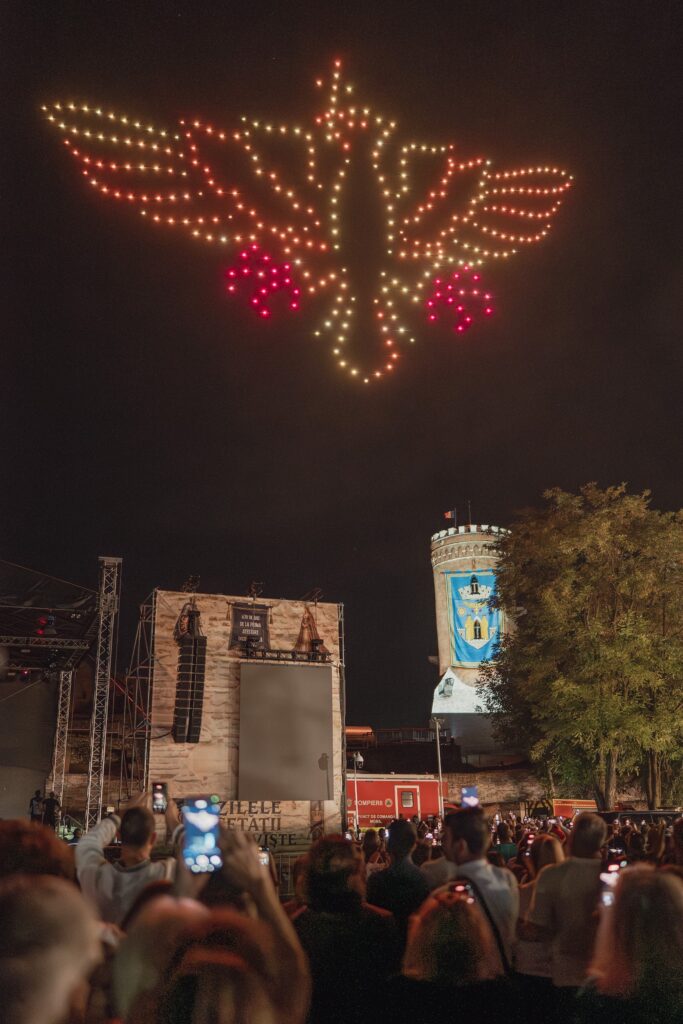 Zilele Cetății Târgoviște — FLYSTACK drone show