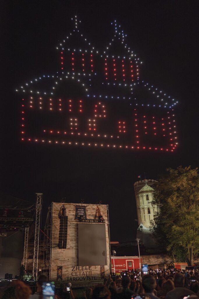 Zilele Cetății Târgoviște — FLYSTACK drone show