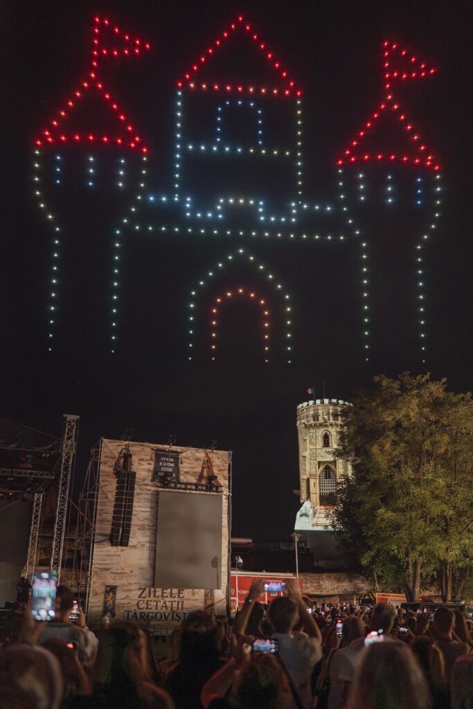 Zilele Cetății Târgoviște — FLYSTACK drone show