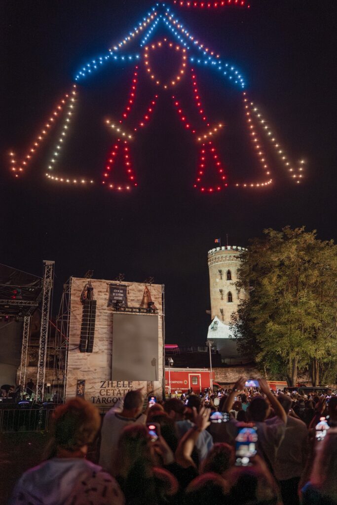 Zilele Cetății Târgoviște — FLYSTACK drone show