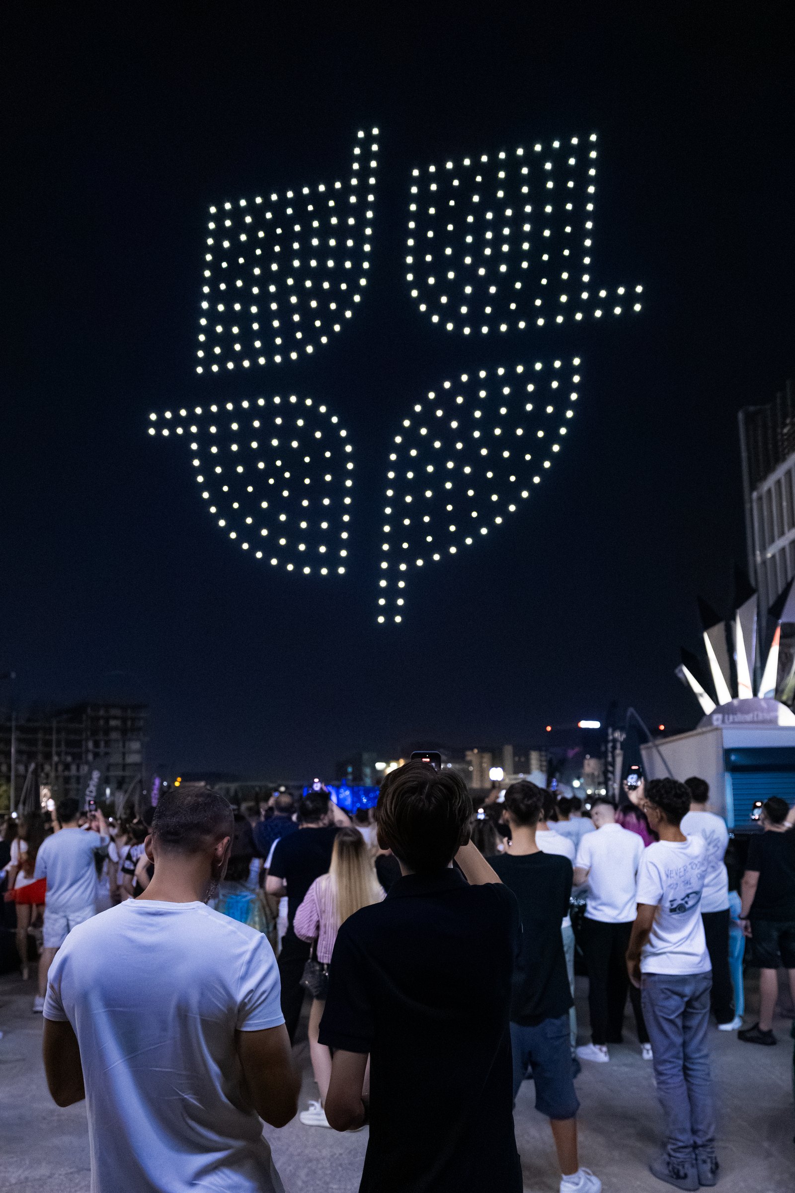 United Drive Saturdays — FLYSTACK drone show