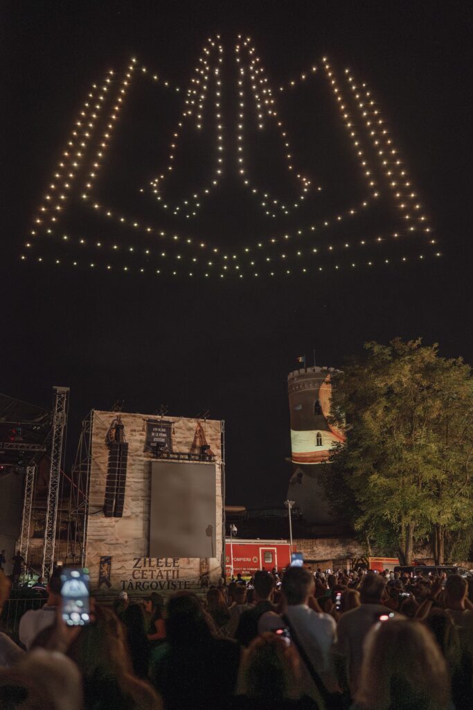 Zilele Cetății Târgoviște — FLYSTACK drone show