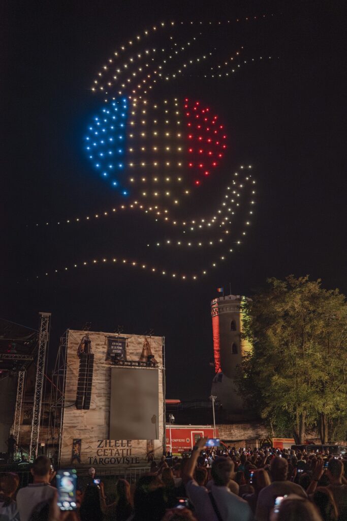 Zilele Cetății Târgoviște — FLYSTACK drone show
