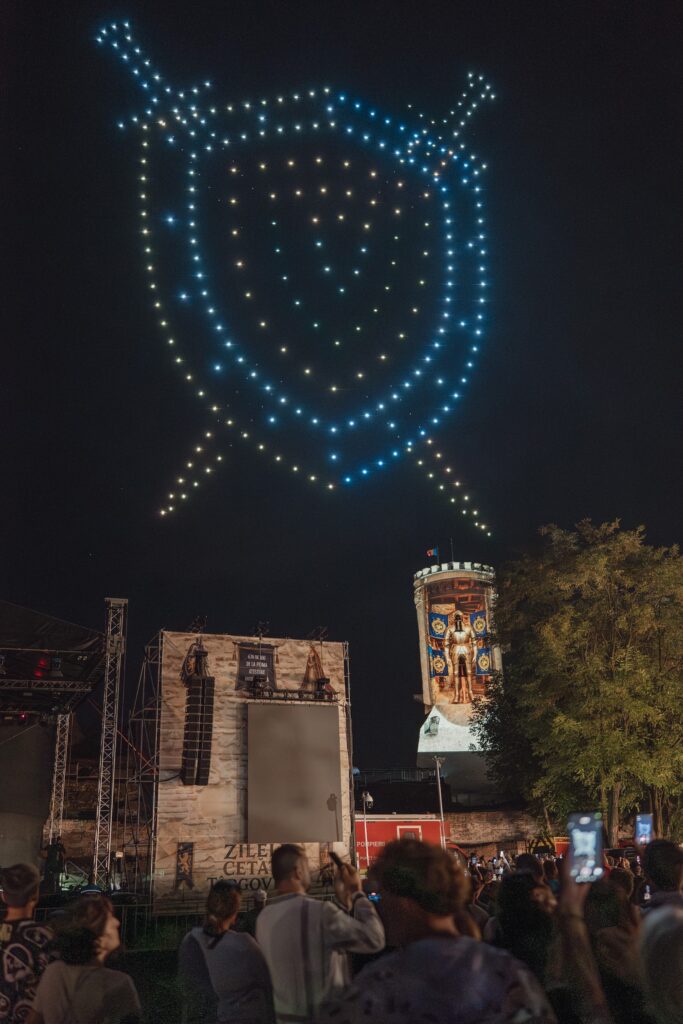 Zilele Cetății Târgoviște — FLYSTACK drone show