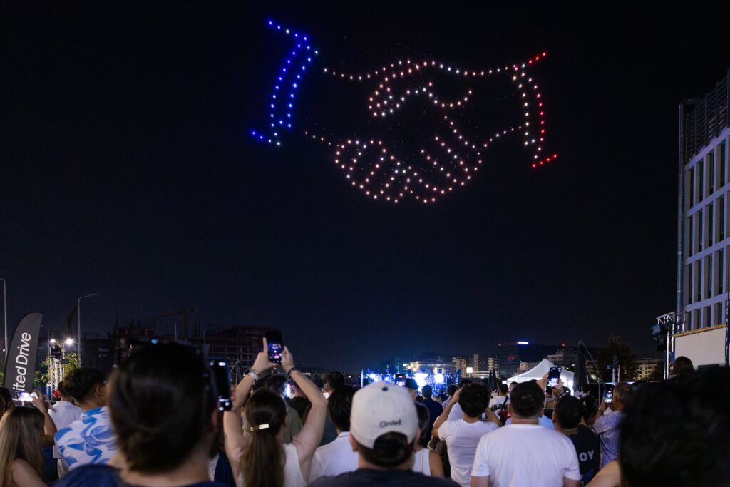 United Drive Saturdays — FLYSTACK drone show