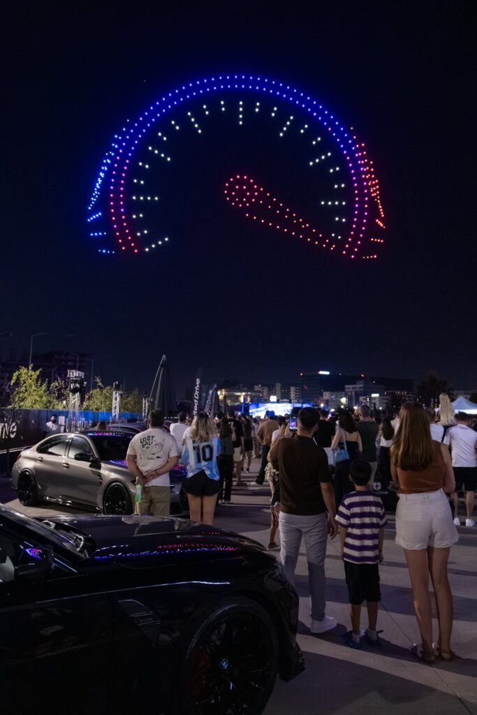 United Drive Saturdays — FLYSTACK drone show